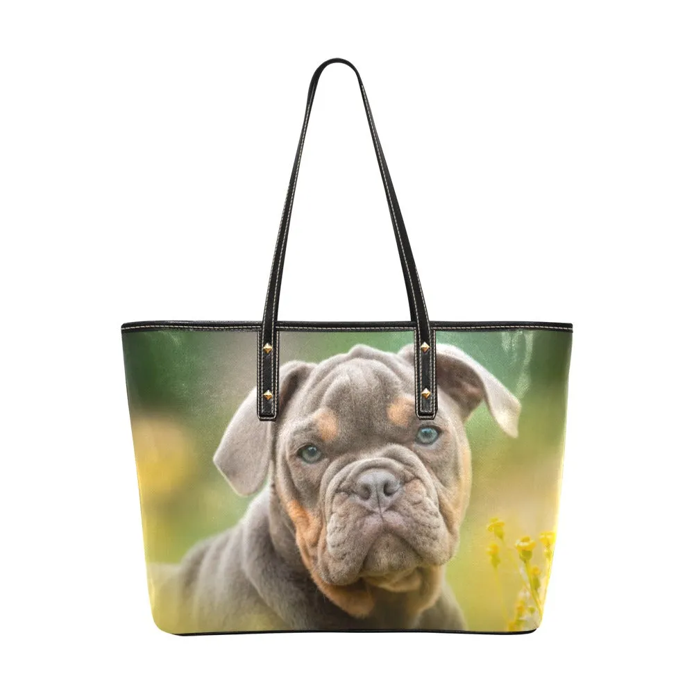 Bulldog Tote Bag - Puppy