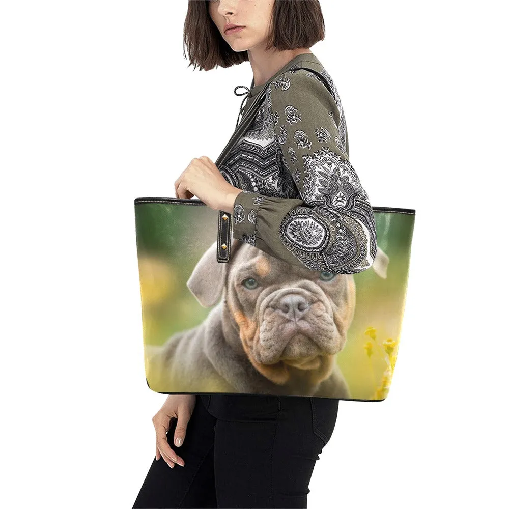 Bulldog Tote Bag - Puppy