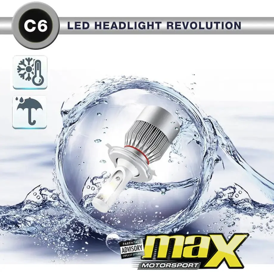 C6 LED Headlight Bulb Kit - H11
