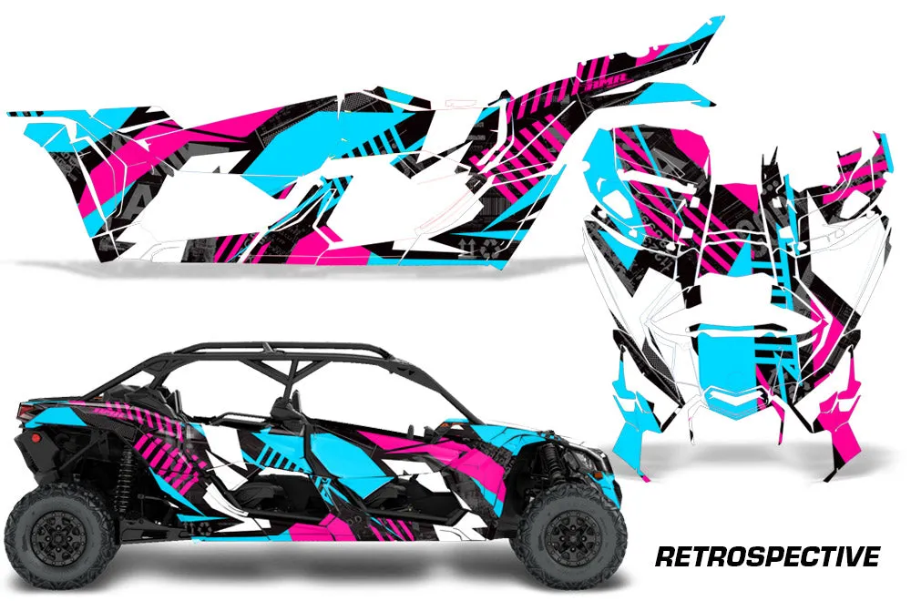Can Am Maverick X3, X-DS, X-RS 4-Door Full-Coverage Graphics (2017-2020)