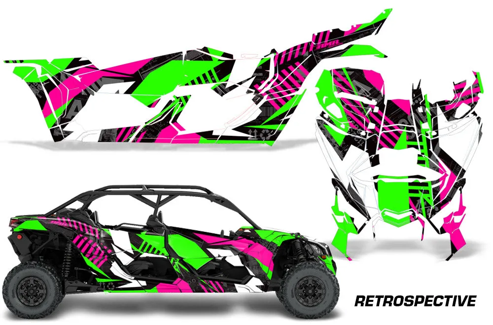Can Am Maverick X3, X-DS, X-RS 4-Door Full-Coverage Graphics (2017-2020)