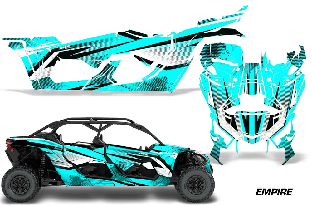 Can Am Maverick X3, X-DS, X-RS 4-Door Full-Coverage Graphics (2017-2020)