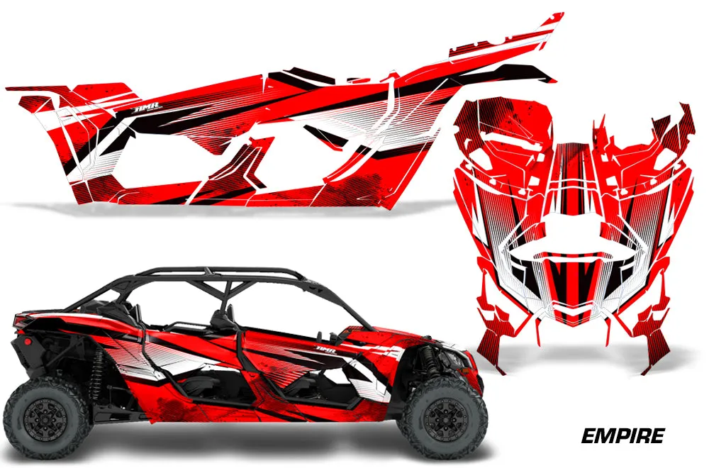Can Am Maverick X3, X-DS, X-RS 4-Door Full-Coverage Graphics (2017-2020)