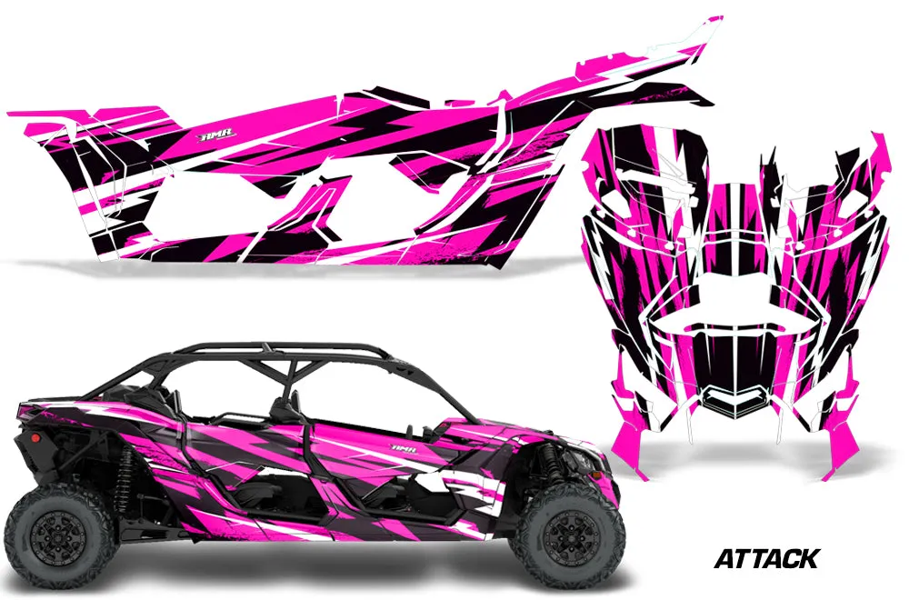 Can Am Maverick X3, X-DS, X-RS 4-Door Full-Coverage Graphics (2017-2020)
