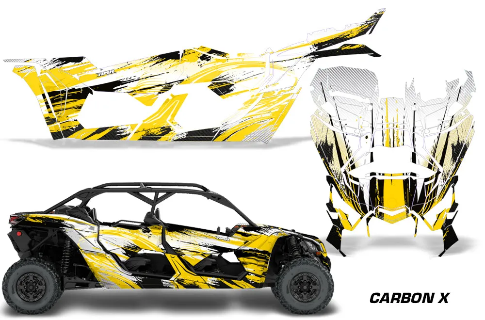 Can Am Maverick X3, X-DS, X-RS 4-Door Full-Coverage Graphics (2017-2020)