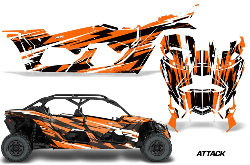 Can Am Maverick X3, X-DS, X-RS 4-Door Full-Coverage Graphics (2017-2020)