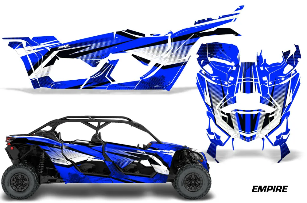 Can Am Maverick X3, X-DS, X-RS 4-Door Full-Coverage Graphics (2017-2020)