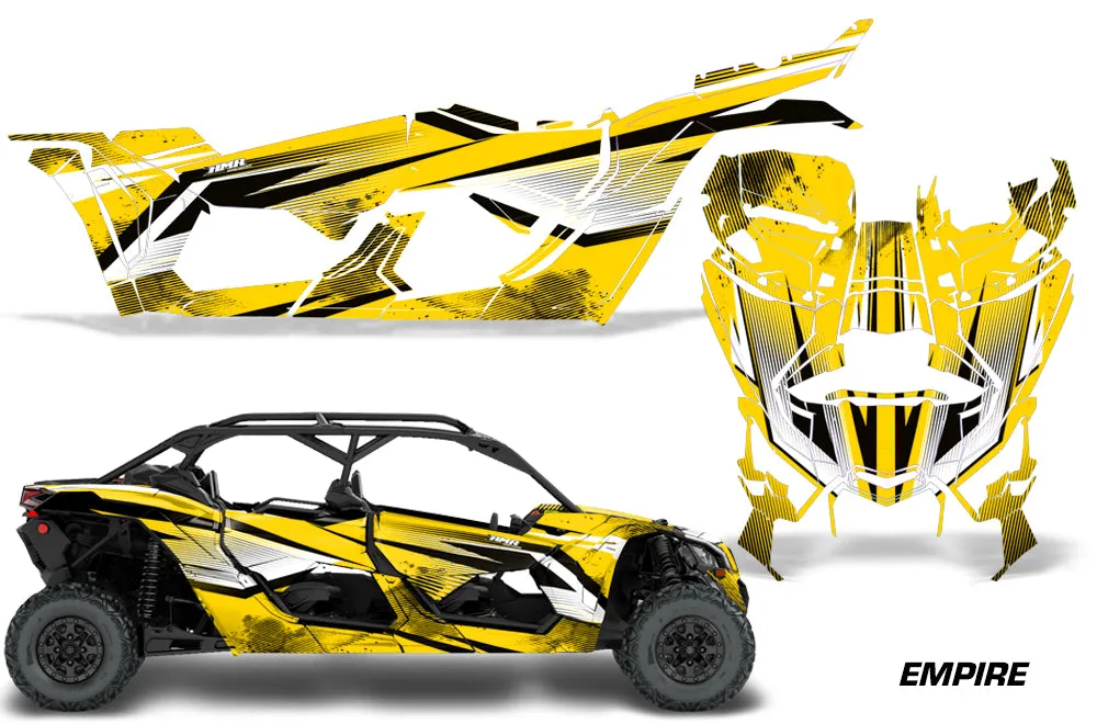 Can Am Maverick X3, X-DS, X-RS 4-Door Full-Coverage Graphics (2017-2020)