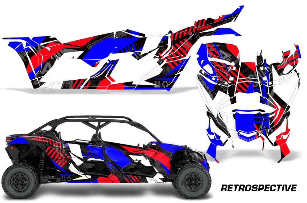 Can Am Maverick X3, X-DS, X-RS 4-Door Full-Coverage Graphics (2017-2020)