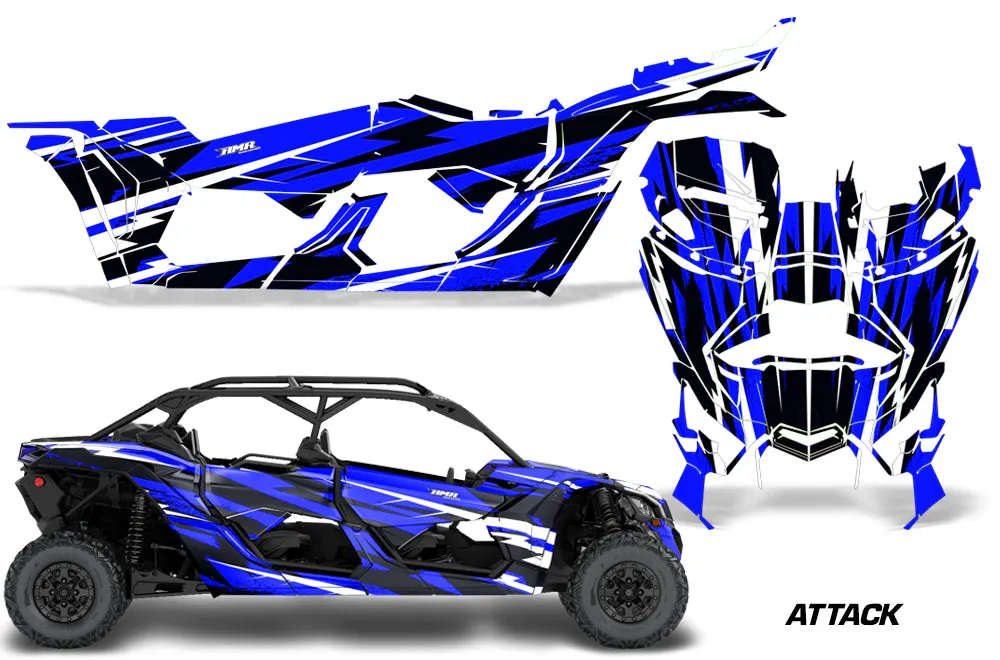 Can Am Maverick X3, X-DS, X-RS 4-Door Full-Coverage Graphics (2017-2020)