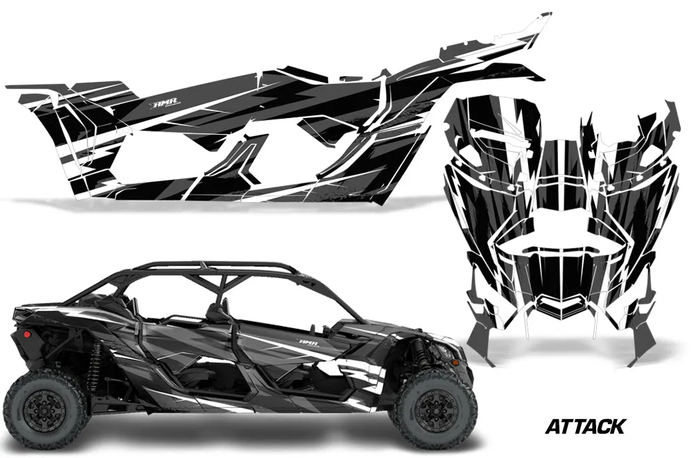 Can Am Maverick X3, X-DS, X-RS 4-Door Full-Coverage Graphics (2017-2020)