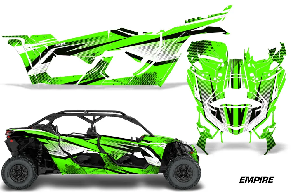 Can Am Maverick X3, X-DS, X-RS 4-Door Full-Coverage Graphics (2017-2020)