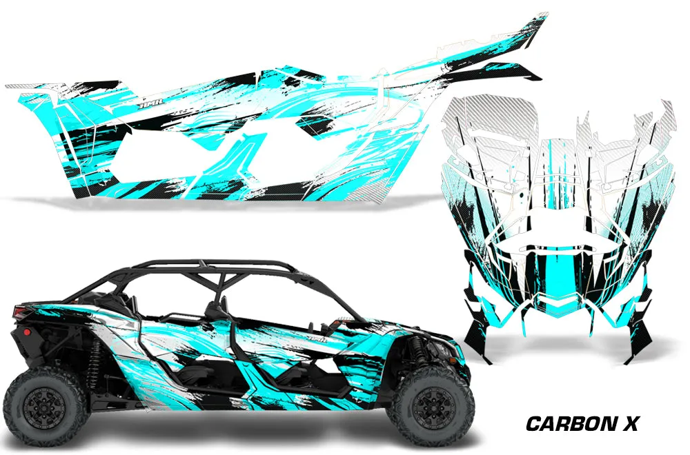 Can Am Maverick X3, X-DS, X-RS 4-Door Full-Coverage Graphics (2017-2020)