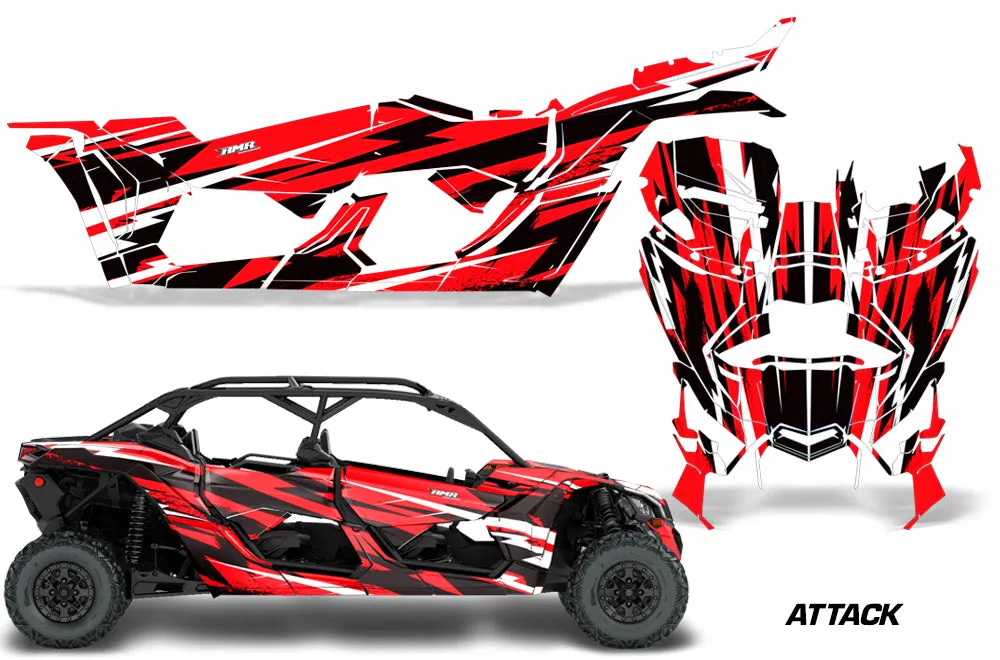Can Am Maverick X3, X-DS, X-RS 4-Door Full-Coverage Graphics (2017-2020)