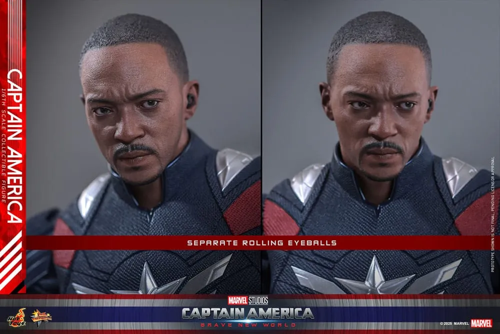 Captain America: Brave New World Movie Masterpiece Action Figure 1/6 Captain America 30 Cm