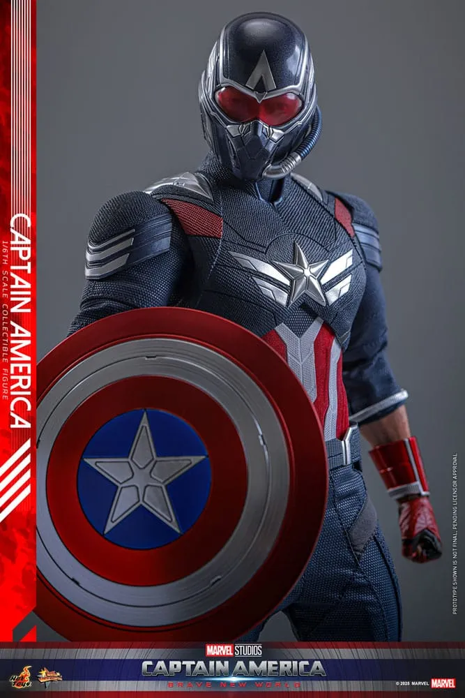Captain America: Brave New World Movie Masterpiece Action Figure 1/6 Captain America 30 Cm