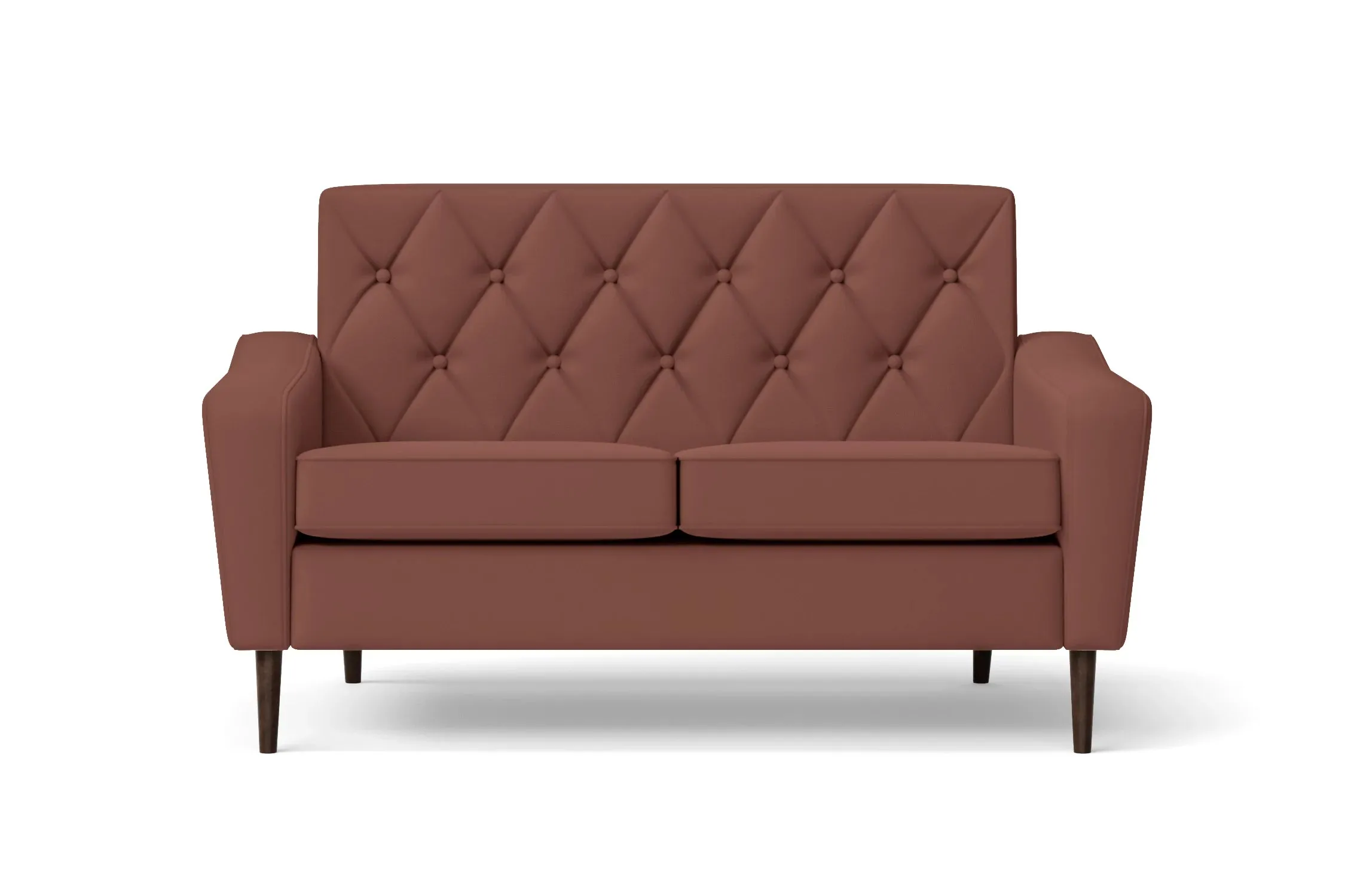 Carpi 2 Seater Sofa Mauve Leather