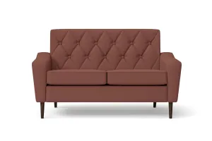 Carpi 2 Seater Sofa Mauve Leather