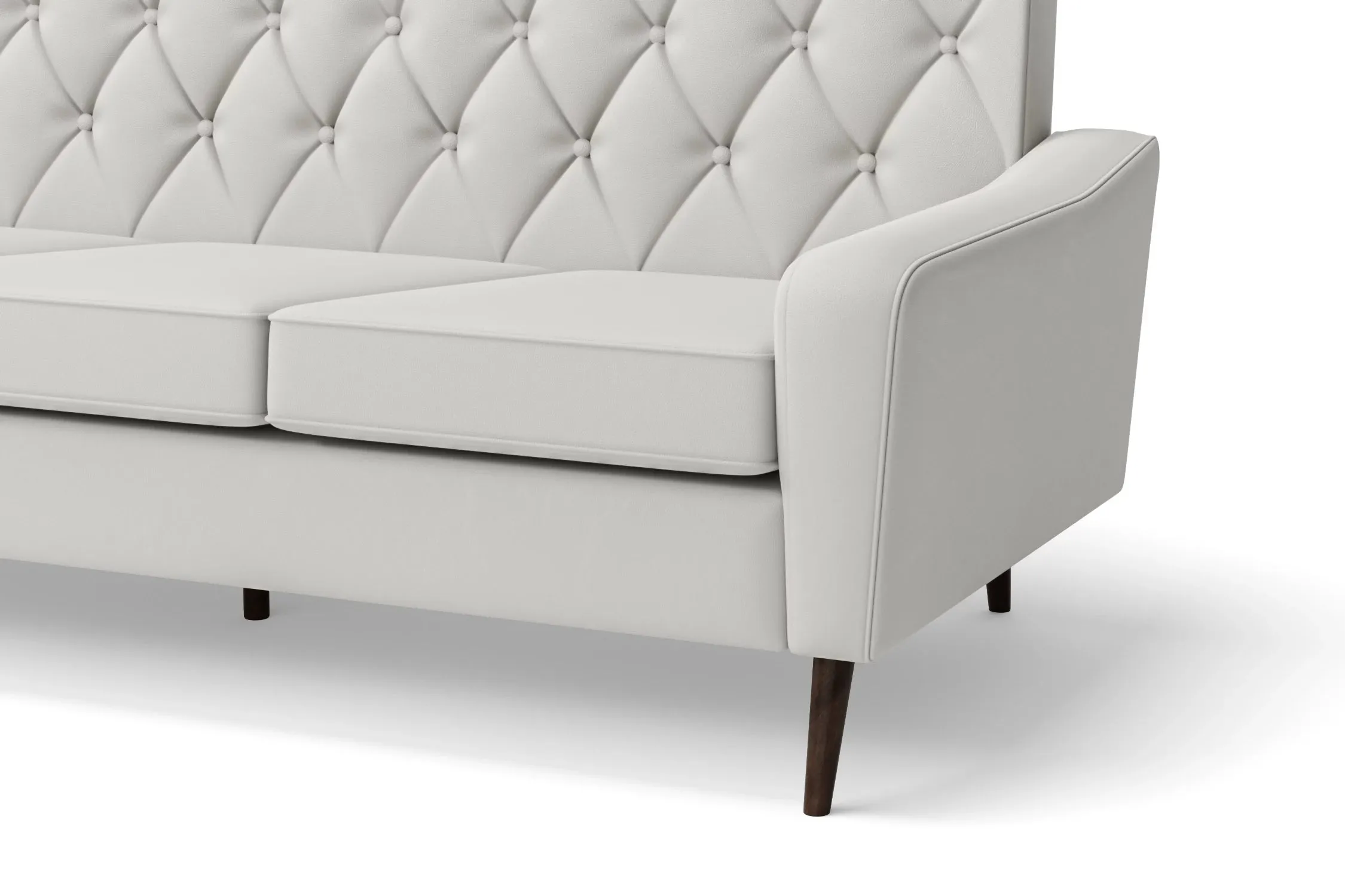 Carpi Armchair White Leather