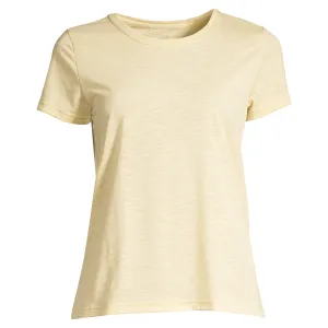 Casall Women&#x27;s Texture Tee Stockholm Yellow | Buy Casall Women&#x27;s Texture Tee Stockholm Yellow here | Outnorth
