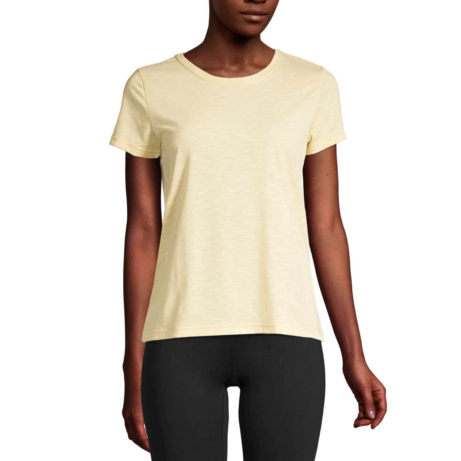 Casall Women&#x27;s Texture Tee Stockholm Yellow | Buy Casall Women&#x27;s Texture Tee Stockholm Yellow here | Outnorth
