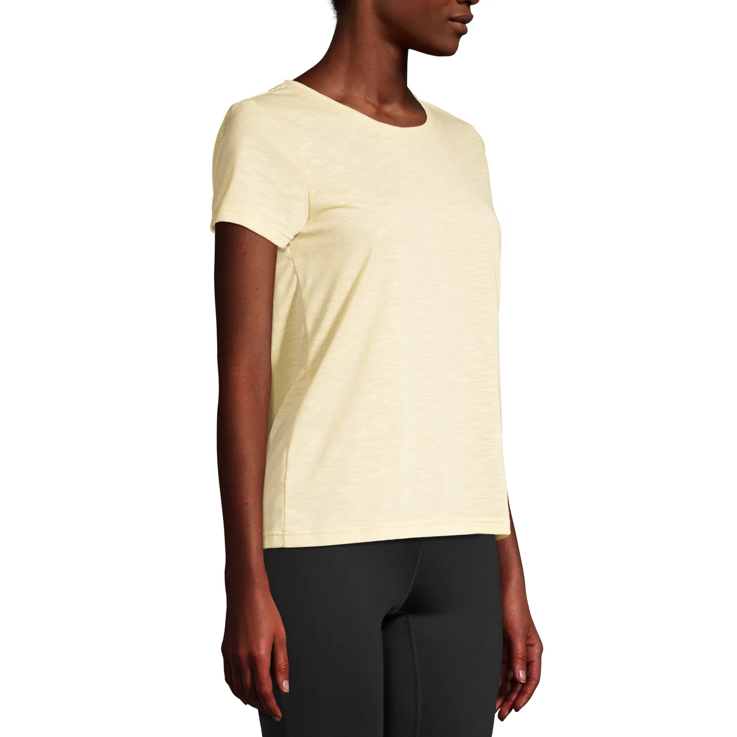 Casall Women&#x27;s Texture Tee Stockholm Yellow | Buy Casall Women&#x27;s Texture Tee Stockholm Yellow here | Outnorth