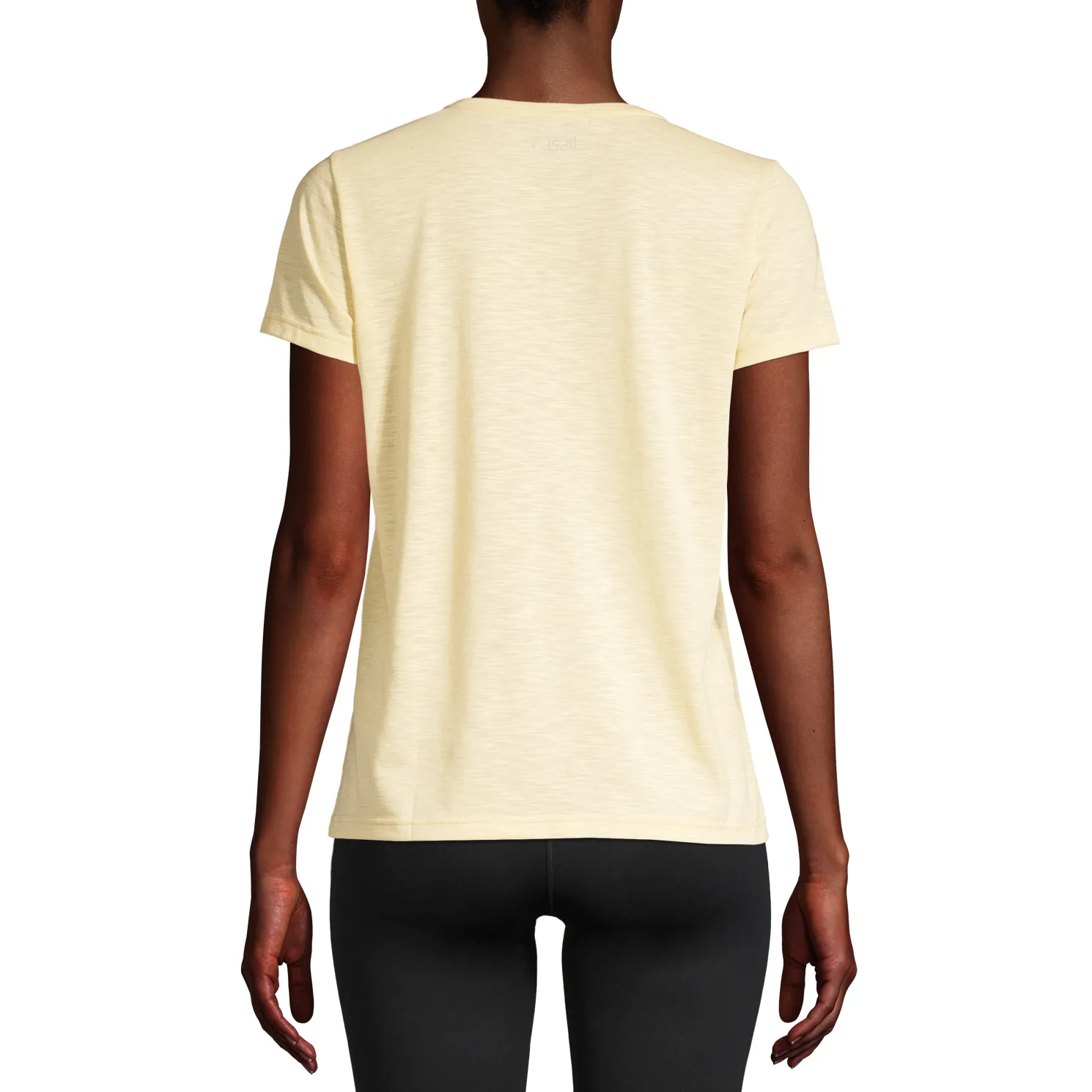 Casall Women&#x27;s Texture Tee Stockholm Yellow | Buy Casall Women&#x27;s Texture Tee Stockholm Yellow here | Outnorth