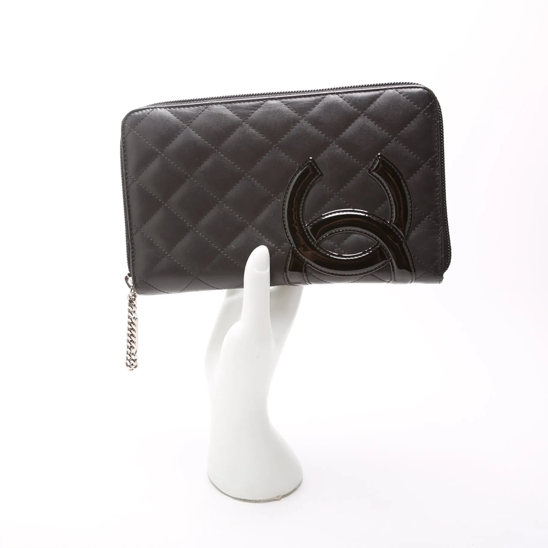 Chanel Cambon Ligne Zip Around Organizer Wallet