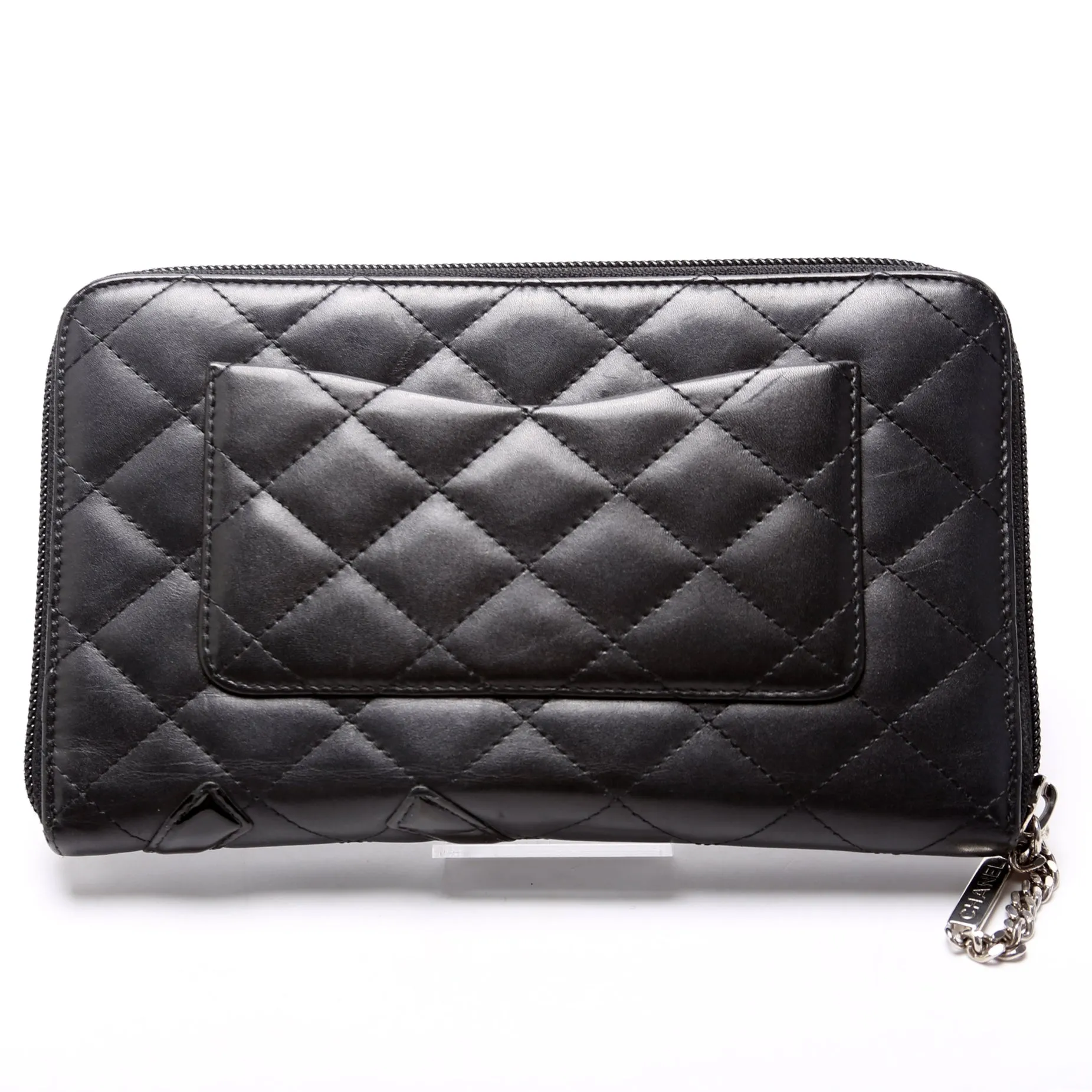 Chanel Cambon Ligne Zip Around Organizer Wallet