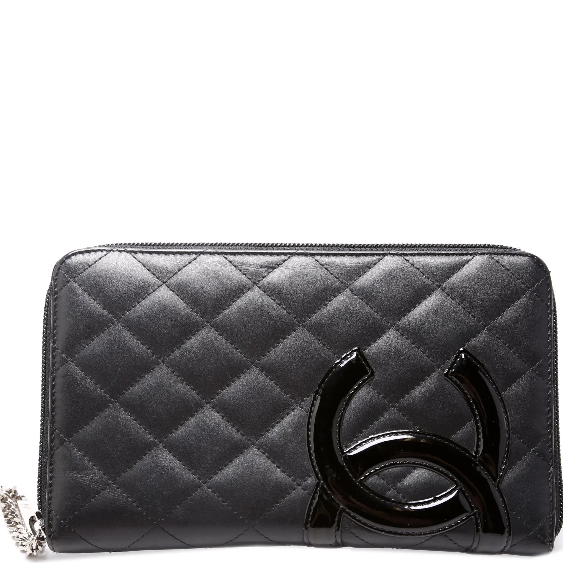Chanel Cambon Ligne Zip Around Organizer Wallet