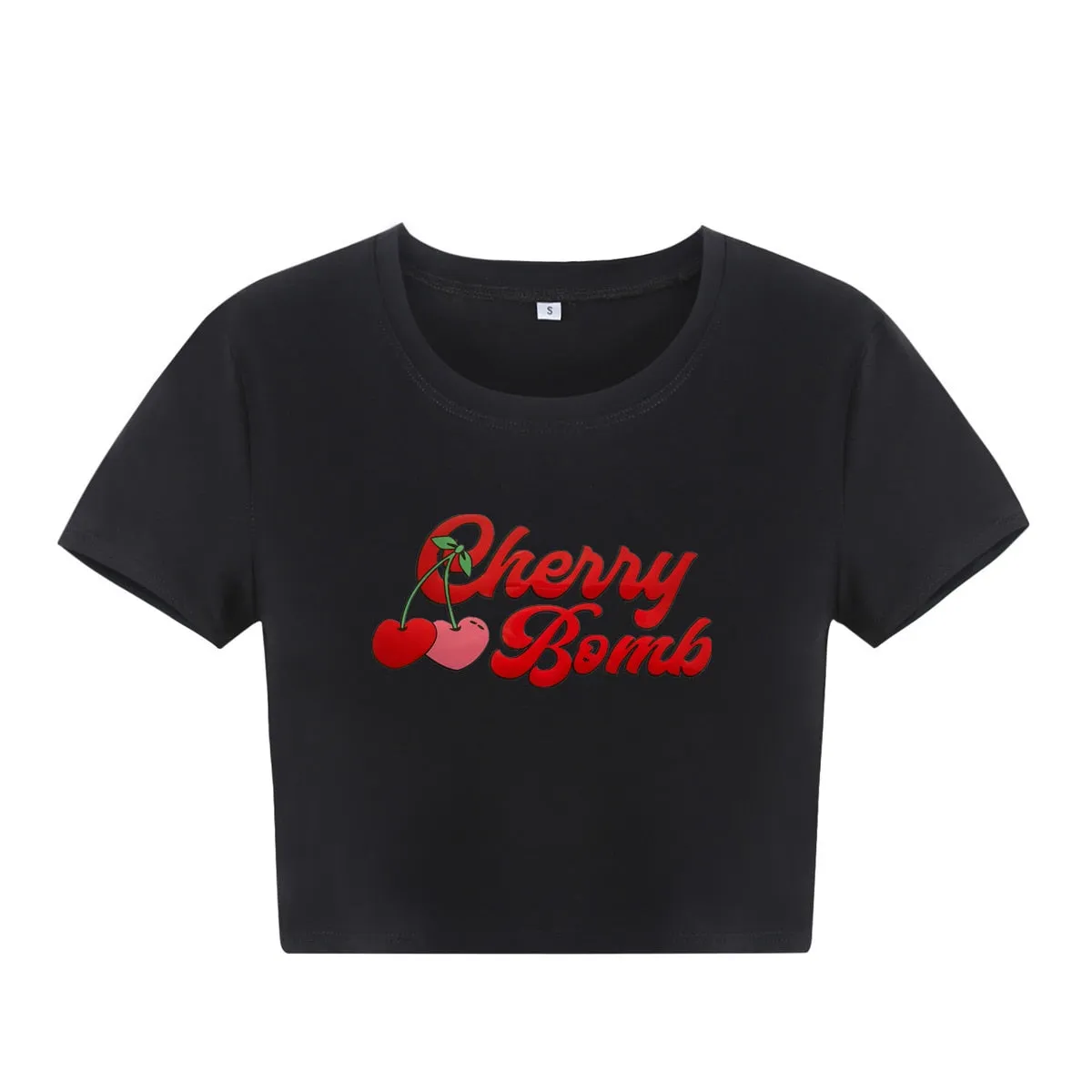 Cherry Graphic Stylish Print Tee
