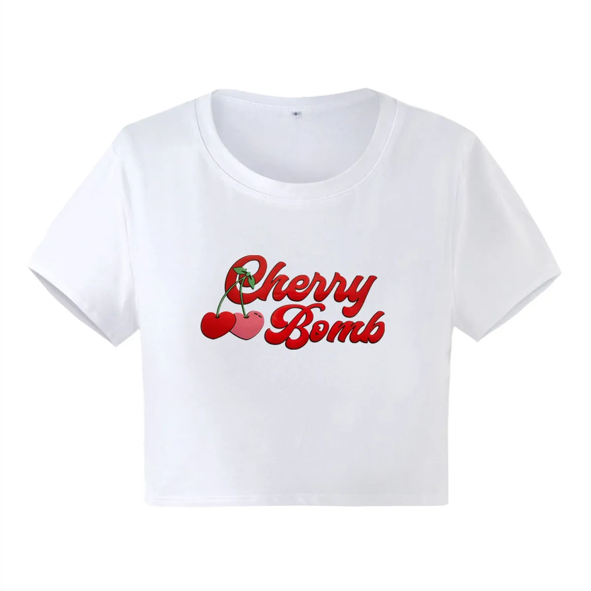 Cherry Graphic Stylish Print Tee