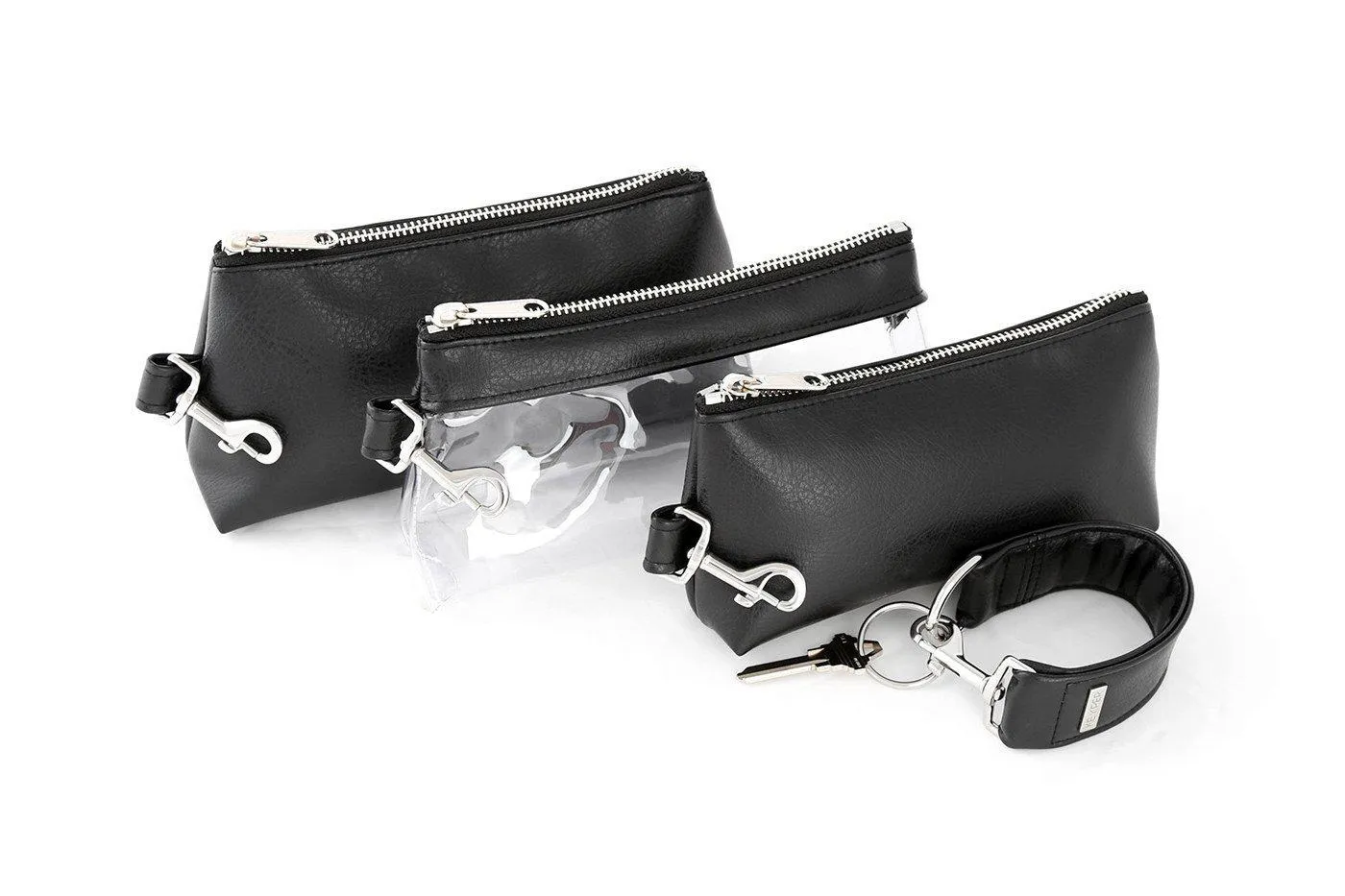 Classic Black SIGNATURE KEYPIT Set • Wristlet