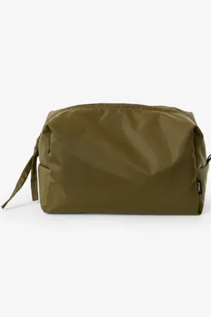 Cosima Nylon Wash Bag | Tarmac
