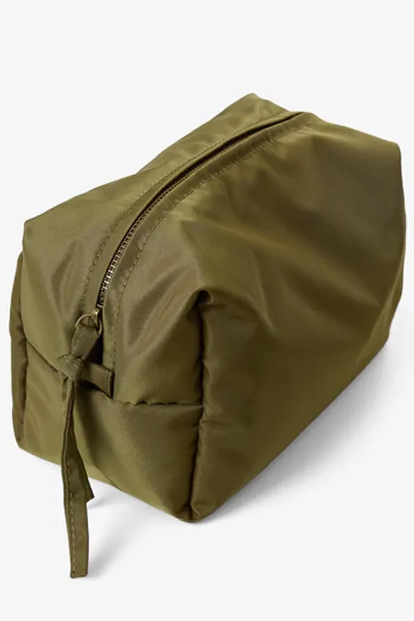 Cosima Nylon Wash Bag | Tarmac