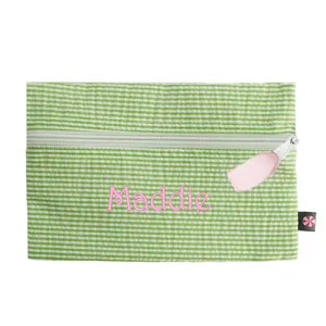 Cosmo Bag by Mint  Sweet Pea Seersucker