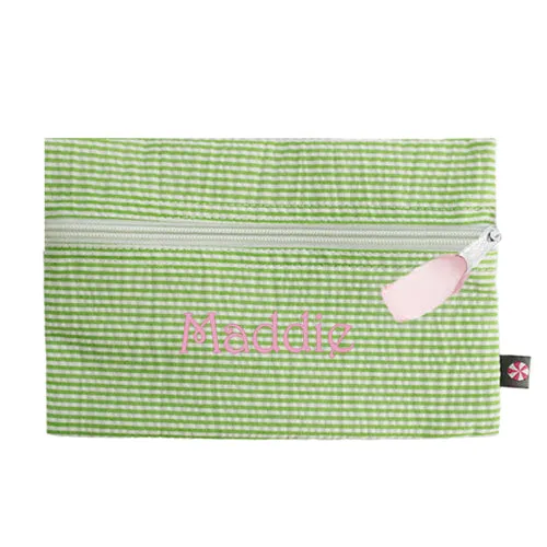 Cosmo Bag by Mint  Sweet Pea Seersucker