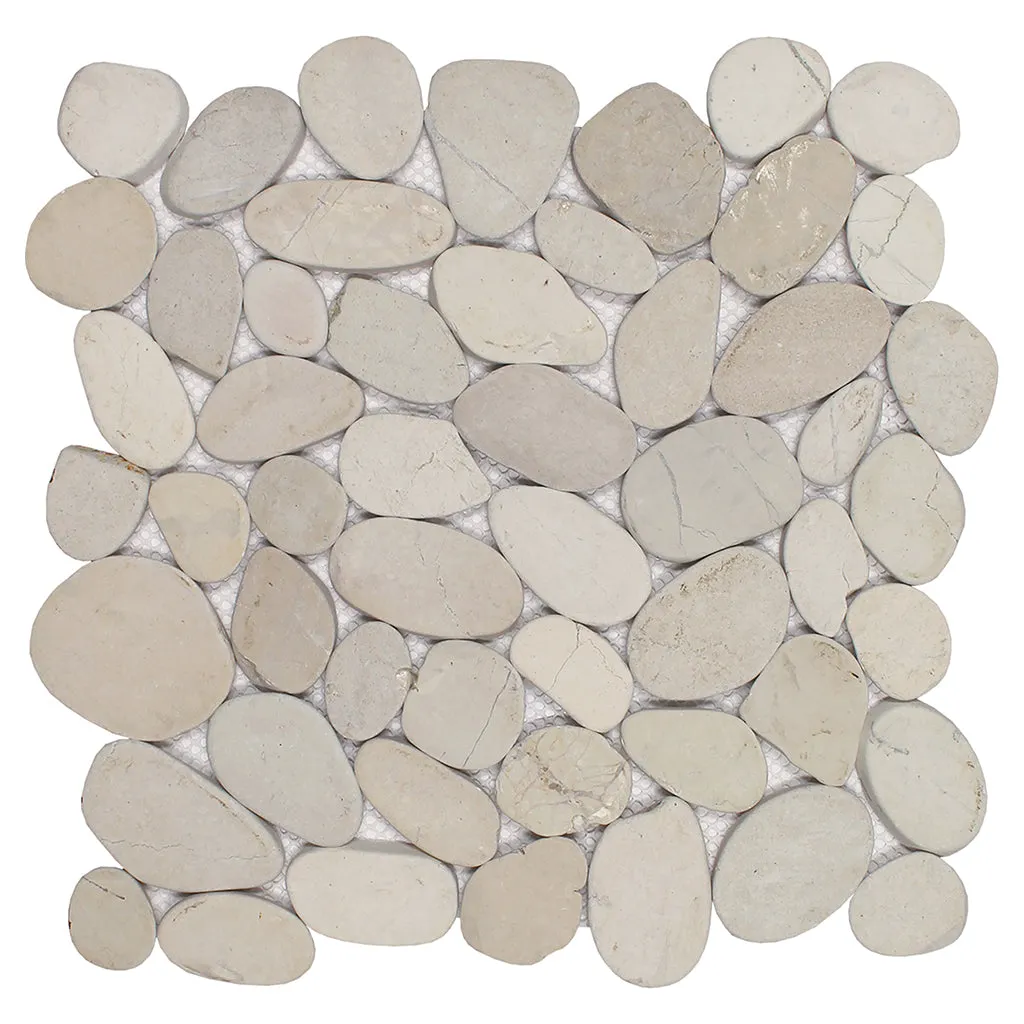 Cream - Shaved Pebble Tile