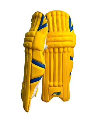 Cricket Batting Pads - Yellow & Blue