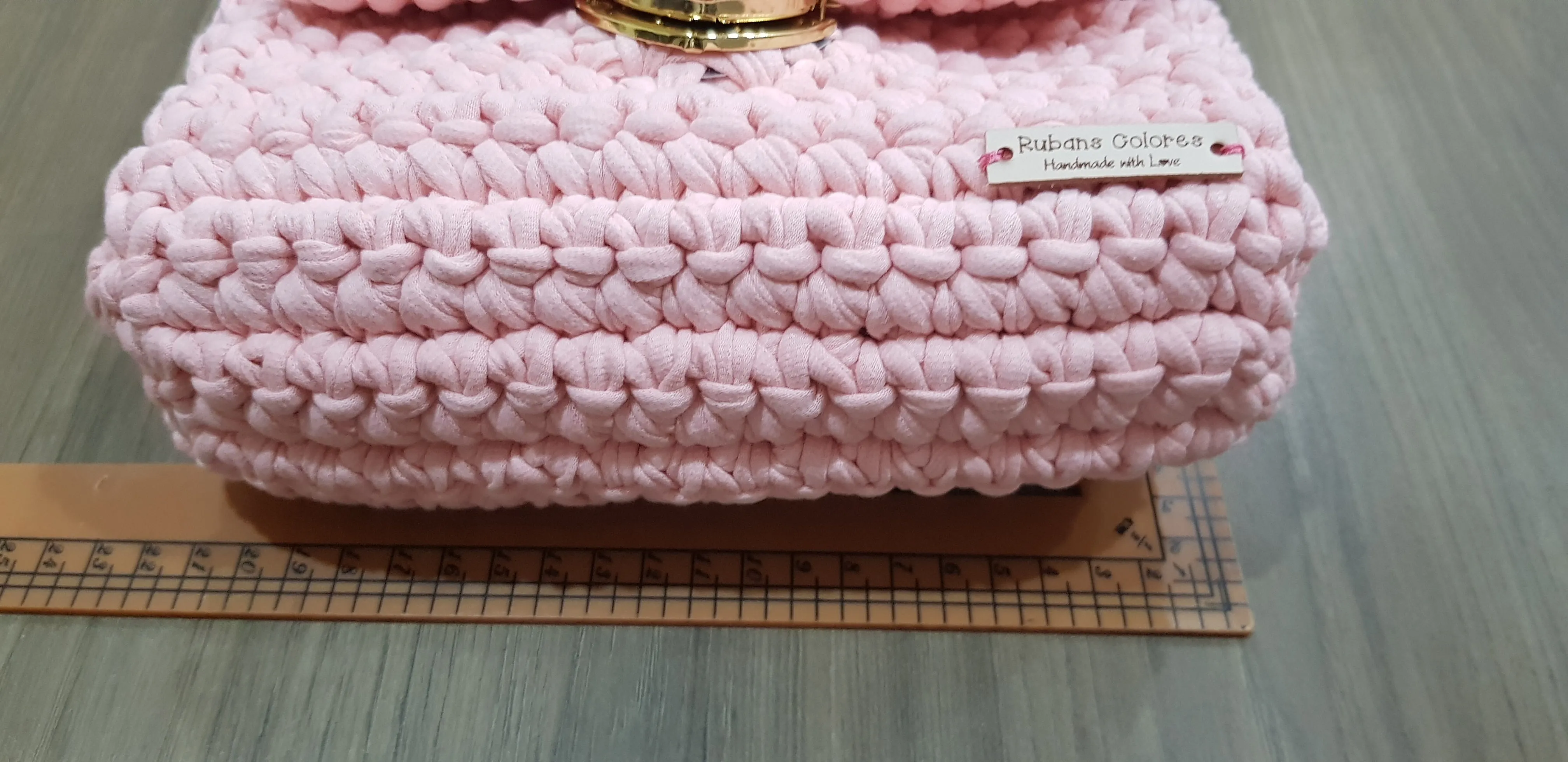 Crochet Bag: Pink Crochet Sling Bag