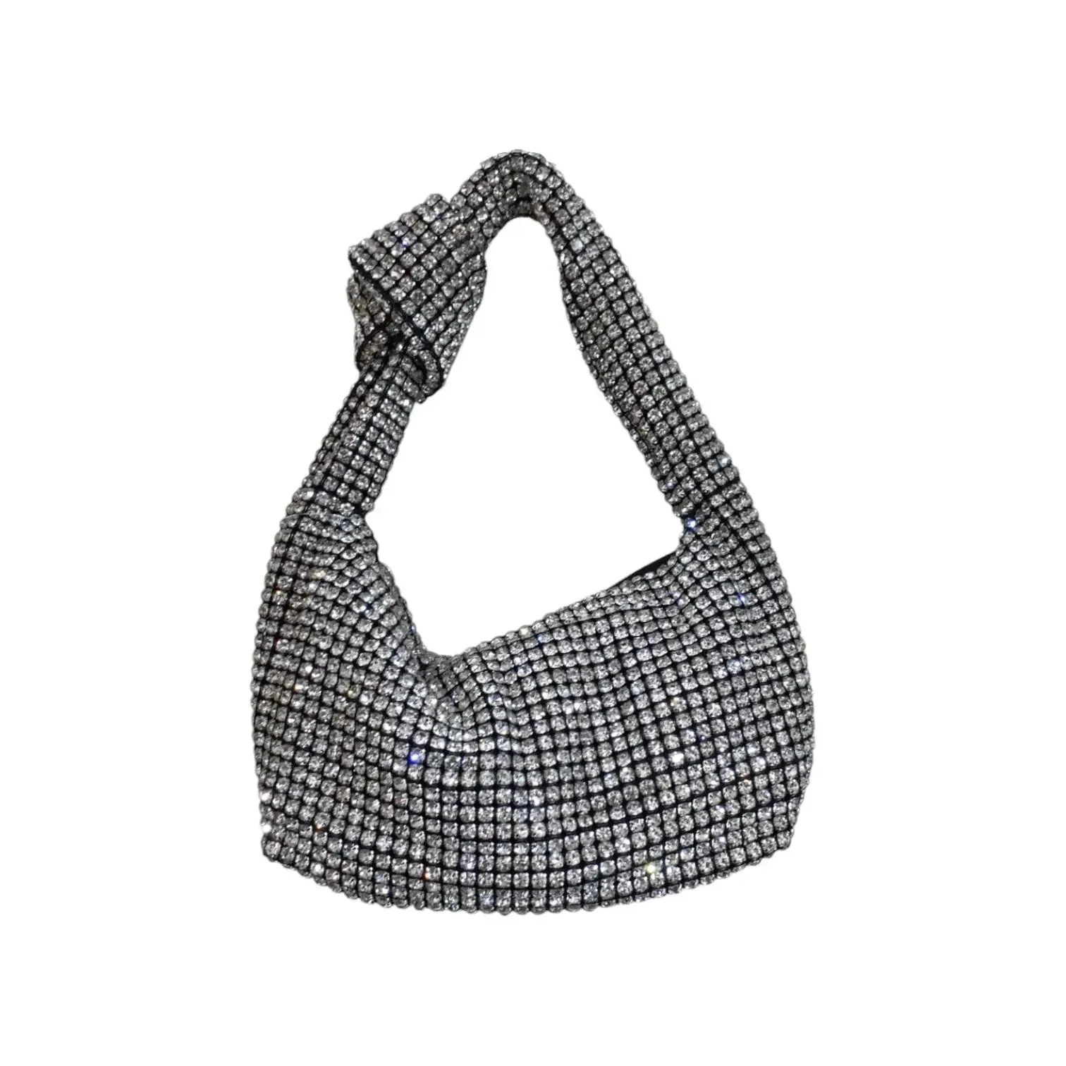 Crystal Knotted Shoulder Bag