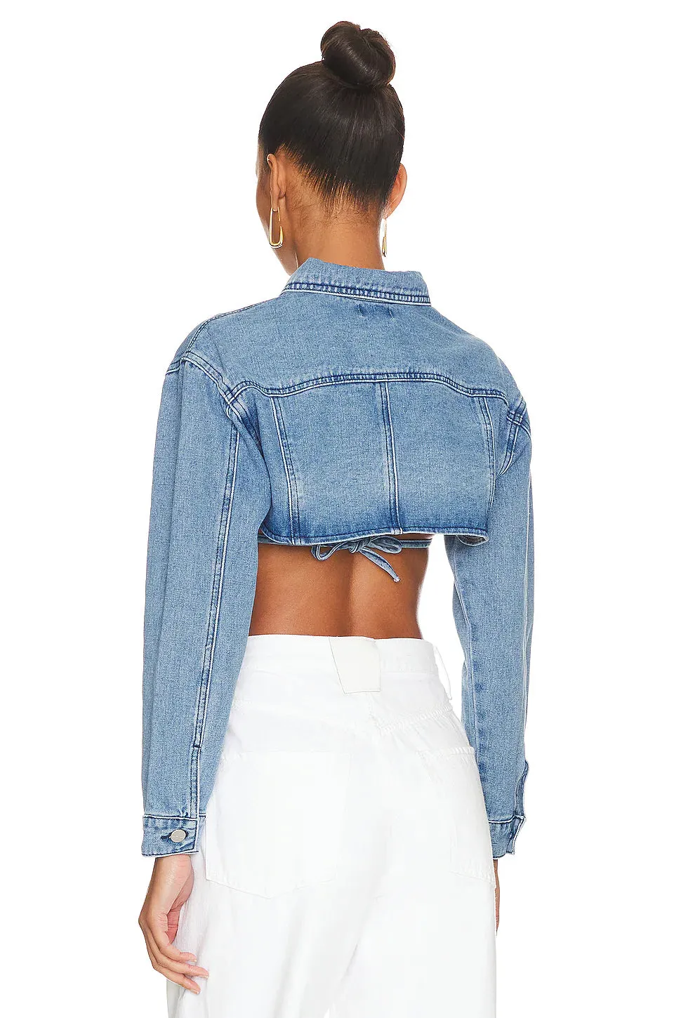 Demi Crop Stylish Jacket Set