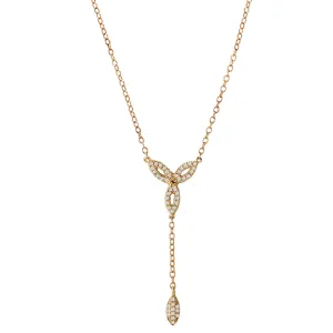 Diamond Y Necklace
