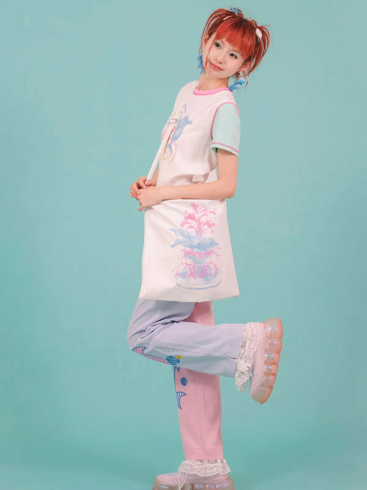 Dolphin Casual Canvas Shoulder Bag