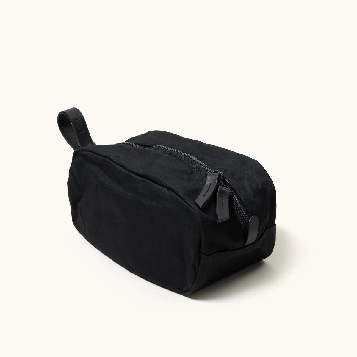 Drifter Dopp Kit - Onyx (Waxed Canvas)