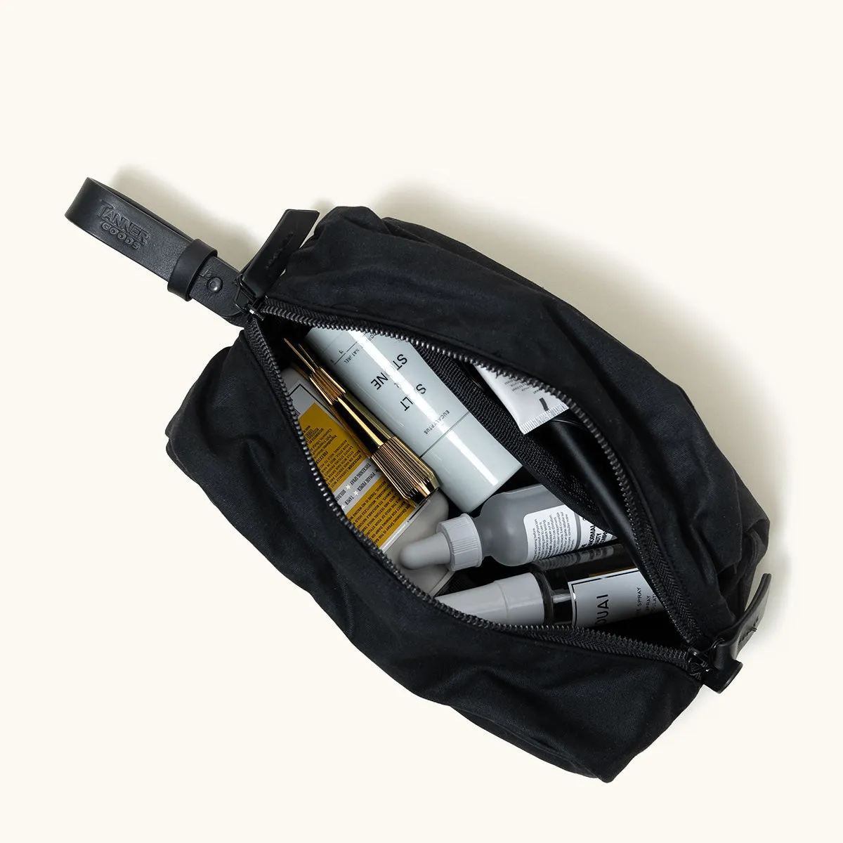 Drifter Dopp Kit - Onyx (Waxed Canvas)