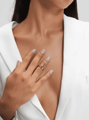 Drip OH Midi Ring In Gold