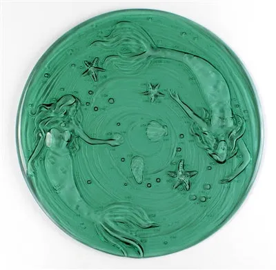 DT36 ROUND MERMAID TEXTURE - For Glass Fusing and Slumping