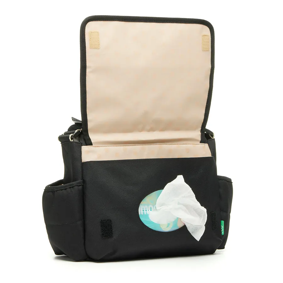 Eco Stroller Organiser Black Quilt