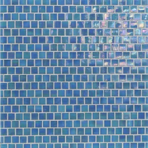Electric Blue, 5/8" x 5/8" - Glass Tile